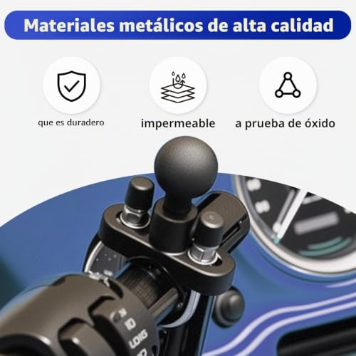 Base de manillar Baceyong de 1" para RAM Mount moto bicicleta carril 4