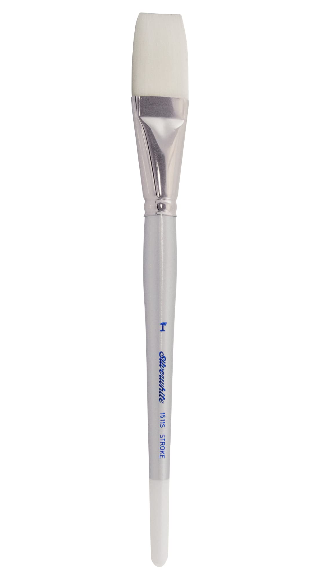 Silver Brush Limited Silverwhite Stroke Watercolour Paintbrush, Size 1 in