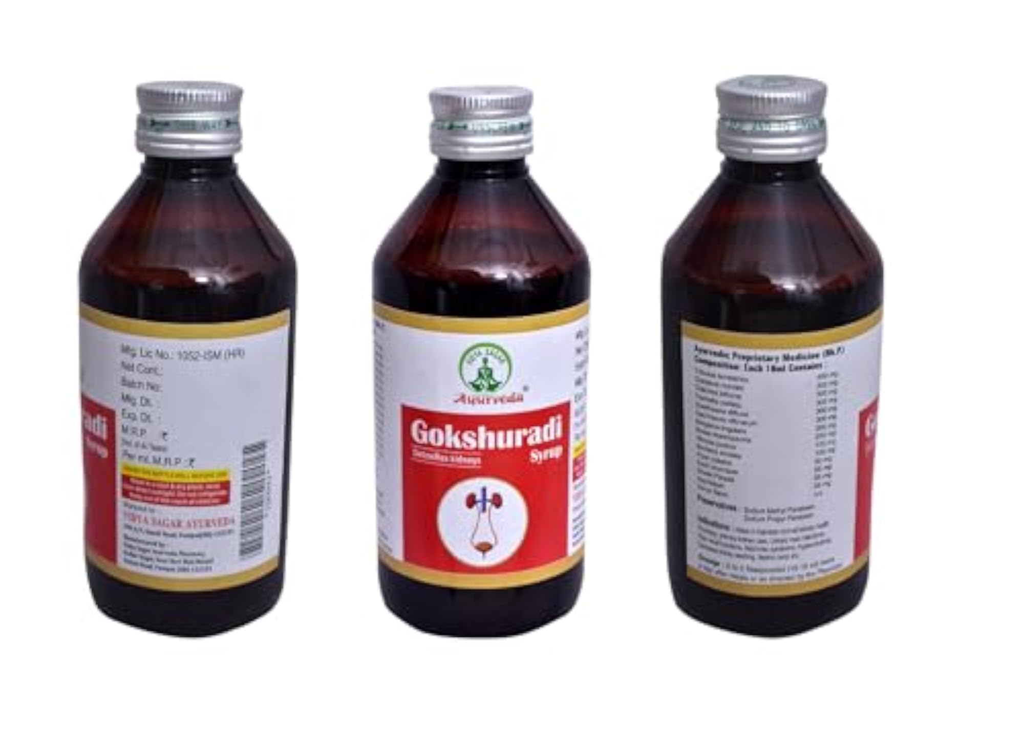 Gokshuradi Syrup - 200ml, Urinary Tract Infection Support
