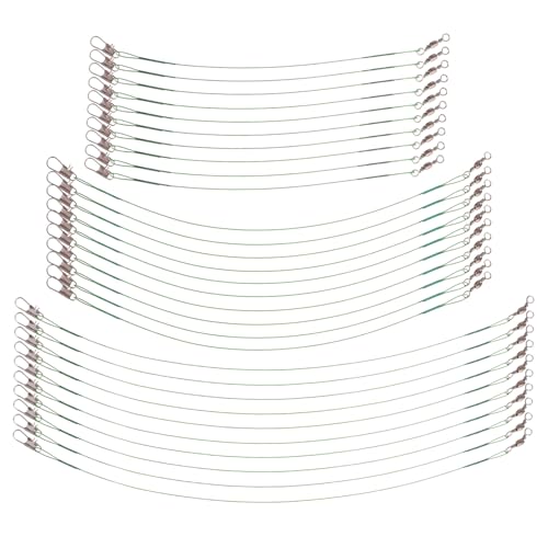60 piezas anzuelos de acero para pesca con swivels miniatura 1