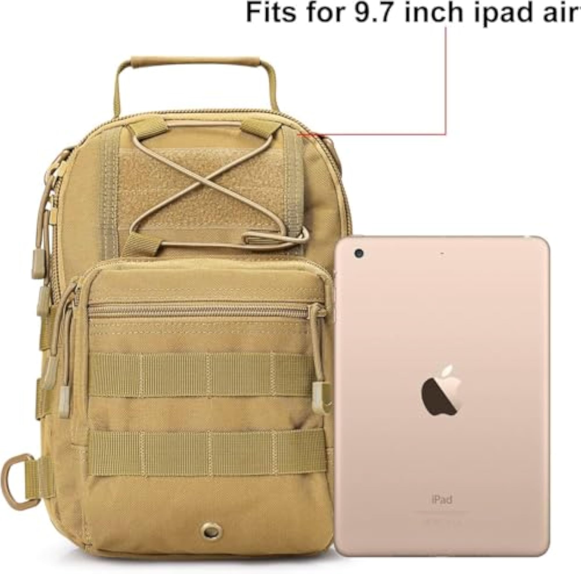 Lightweight Tactical Sling Backpack for Hiking & Camping
