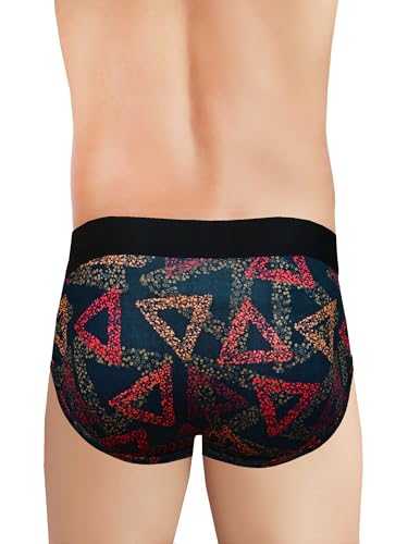 Image of Cotton Spendex Fabric Altra Soft Brief Printed Underwear Pack of 3