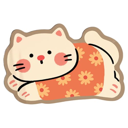 トイレフロアマット速乾性子猫デザインバスマット滑り止め吸収玄関マット浴室と装飾子猫テーマのバスマット