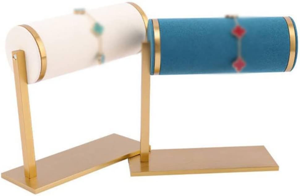Jewelry Display Watch Organizer Bracelet Holder Hair Band Rack Portable Velvet Scarrie Stand