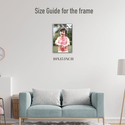 Image of SNAPTRAP 3mm Customized Photo Frame Customised Gift|Acrylic Photo Frame Personalized|Photo Frame For Wall Customised|Personalised Photo Frame for Gift On Anniversay, Birthday (Portrait, 10X15 Inch)