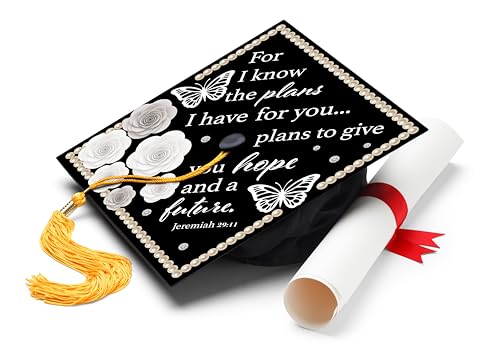 EarnedSwag For I Know the Plans I Have for You 2 Graduation Cap Topper