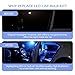 Bawkars 24 PCS Car Led Lights Interior, Dome Light LED Car Bulb Kit Set T10 31 mm 42 mm, Festoon Bulbs Interior Replacement Car Map Door Courtesy License Plate Light (Blue)