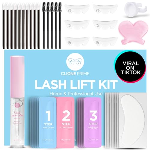 Clione Prime CP-8RDV Korean Lash Lift Kit - Brow Lamination Kit Lifting De Pestañas Kit Professional Eyelash Perm Kit Eyelash Lift Kit Lash Perm Eyebrow Lamination Laminado De Cejas Kit Profesional thumb #7