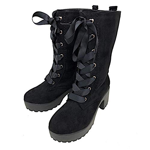 [リズリサ] 97004 (L(24.0cm/24.5cm), ブラックスエード)