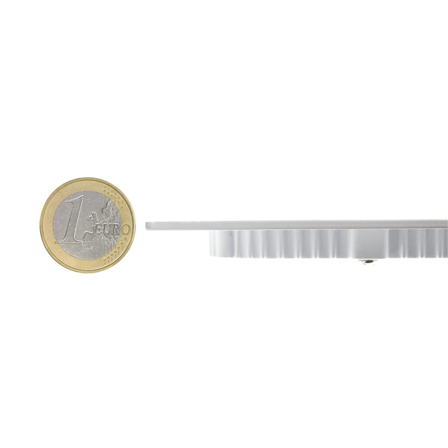 LEDKIA LIGHTING Placa LED 12W Circular SuperSlim Corte Ø 155 mm (Pack 10) 5000K Blanco Frío