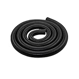 Vacuum Cleaner Hose Inner 60mm/outer 70mm Soft Pipe Durable Straws Vacuum Tube General Industrial Vacuum Cleaner Bellows(Black-1m (60mm))