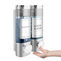 Triple Zeepdispenser 420 ml Wandmontage Douchegel Shampoo en Conditioner Dispenser Keuken Afwasmiddel Container Hand Body Wash Vloeibare Zeepdispenser voor Thuis Hotel