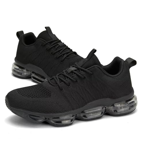 Image of Socviis Men's Air Cushion Running Shoes Breathable Tennis Fashion Sneakers Non Slip Workout Casual Sport Shoes Gym Training Comfortable Walking Shoes