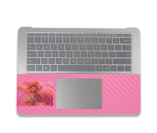 Image of MightySkins Carbon Fiber Skin Compatible with Microsoft Surface Laptop Studio 2 (2023) Full Wrap Kit - Holy Lavendar | Protective, Durable Textured Carbon Fiber Finish | Made in The USA