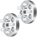 ECCPP 25mm Wheel Spacers 5x100mm 1" 5 Lug 5x100 to 5x100 Wheel Adapters fits for Subaru Impreza Base Limited Premium with 12x1.25 Studs 2X