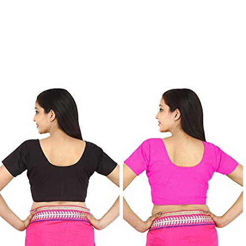 Image of Namita Women's Rubia Cotton Solid Half Sleeve Blouse