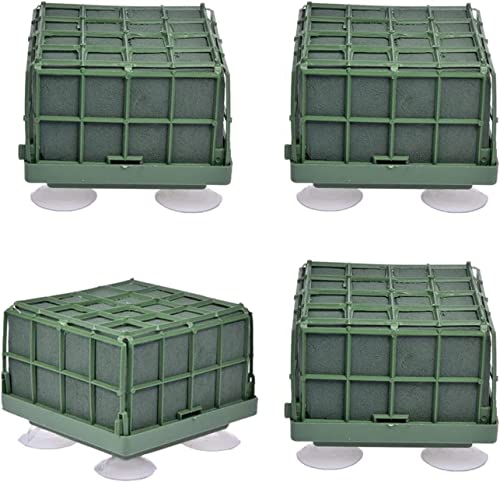 Schiuma Floreale con Supporto e Griglia, Mattoni di Spugna per Fiori Freschi & Fiori Finti, Spugna Floreale per Composizioni Floreali per Decorazione di Matrimonio Compleanno Festa Centro Tavola