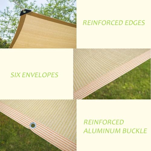 Filet d'ombrage rectangulaire 2x8m avec œillets pour serre et jardin