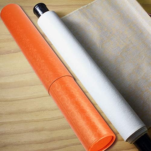EXCEART Paper Drawing Mailing Tubes Shipping Calligraphy Painting Document Tubes Pull out Artwork Poster Blueprints Tube Holder Golden Bronze