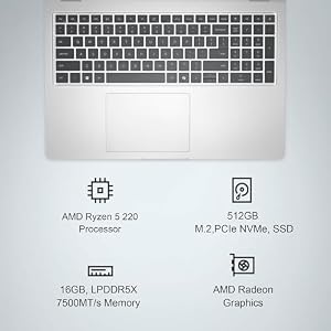 Dell Pro 16 Plus, 16" FHD+, AMD Ryzen 5 220, 16GB DDR5, 512GB SSD (Renewed) — photo 2 of 6