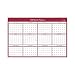 Blue Sky 2020 Laminated Erasable Wall Calendar, January 2020 - December 2020, Double Sided, 36" x 24", Red