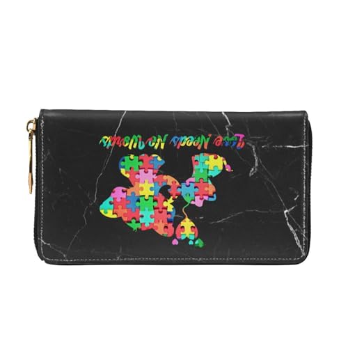 Autism Awareness Day Elephant Autism Wallet Card Bag3