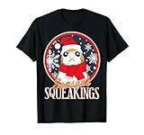 Star Wars Porg Seasons Squeakings Santa Christmas T-Shirt