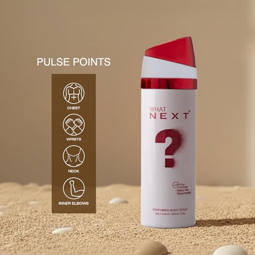 Image of Next Care WHAT Unisex Body Deodorant Spray - Long Lasting Perfume for Men & Women|Refreshing Fragrance, 200ml