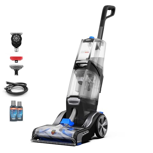 Vax Platinum Smartwash Carpet Cleaner | Kills Over 99 Percent of Bacteria | Motion Sense Technology – CDCW-SWXS, Charcoal/Blue, 3.5 Litre, 1200W