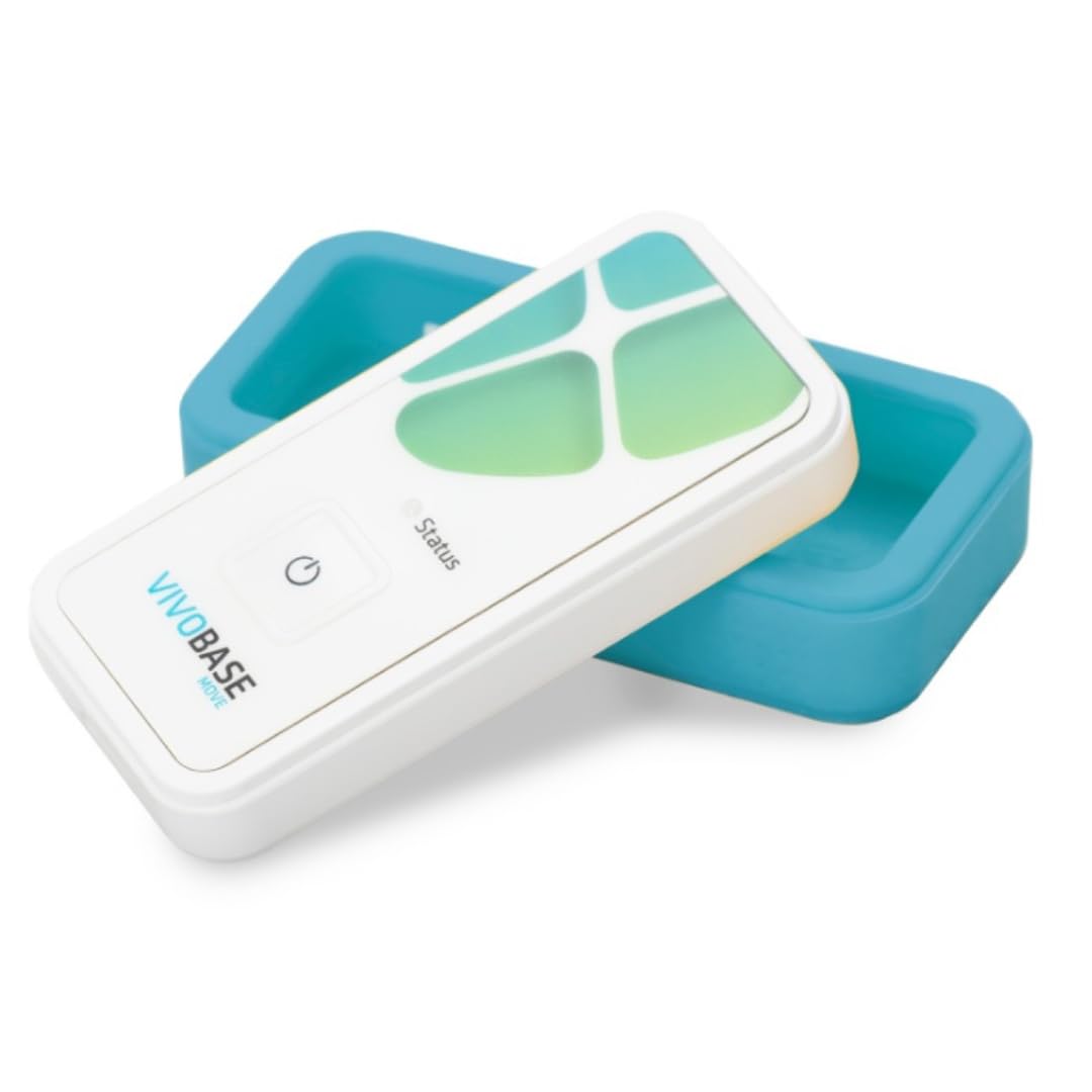 VIVOBASE EMF Protection: Ideal for Pocket & Bag - EMF Shield from Cell Phones/Laptops/WiFi/Cell Towers - 4m Radius & 14-day Battery Life - Certified by the Bion Institute - Made in Germany