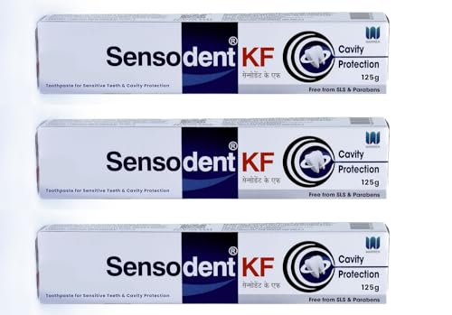 Image of KF Cavity Protection 125g(Pack of 3) | Toothpaste For Sensitivity Relief and cavity Protection| For sensitive teeth& Cavity Protection| Contains Potassium Nitrate for sensitive teeth