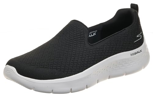 Skechers Skechers Women's GO Walk Flex Ocean Sunset, Black Textile White Trim, 7.5