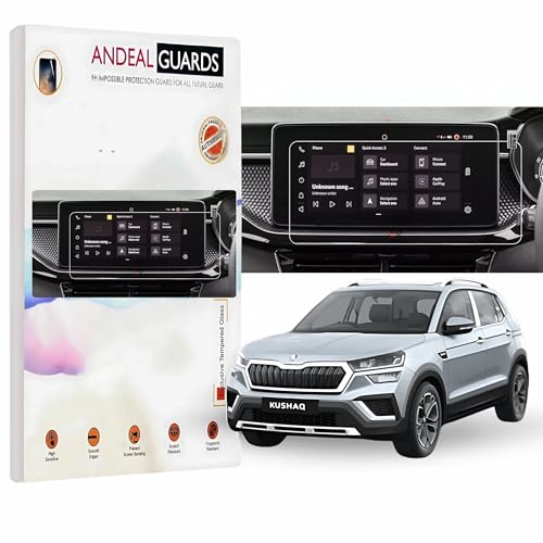 Image of Company Fitted Screen Protector Compatible with SKODA KUSHAQ (10 INCH) (With Installation Kit) Pack Of 1 (TRANSPARENT)