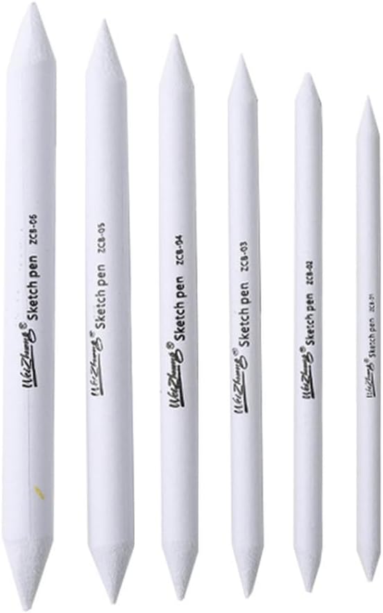 Art Blenders, Paper Blending Stumps and Tortillions Sketch Art Drawing Art Blender Stick Tortillions Sandpaper Pencils