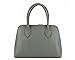 Ebbly Boutique - Borsa da donna in vera pelle italiana, per lavoro formale, taglia M, colore: Marrone chiaro, Grigio, Medium