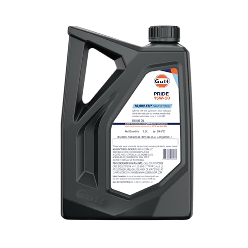Image of Gulf Pride 4T Ultra Plus 15W50 2 Wheeler Bike High Performance Synthetic Technology Engine Oil [2.5 L]