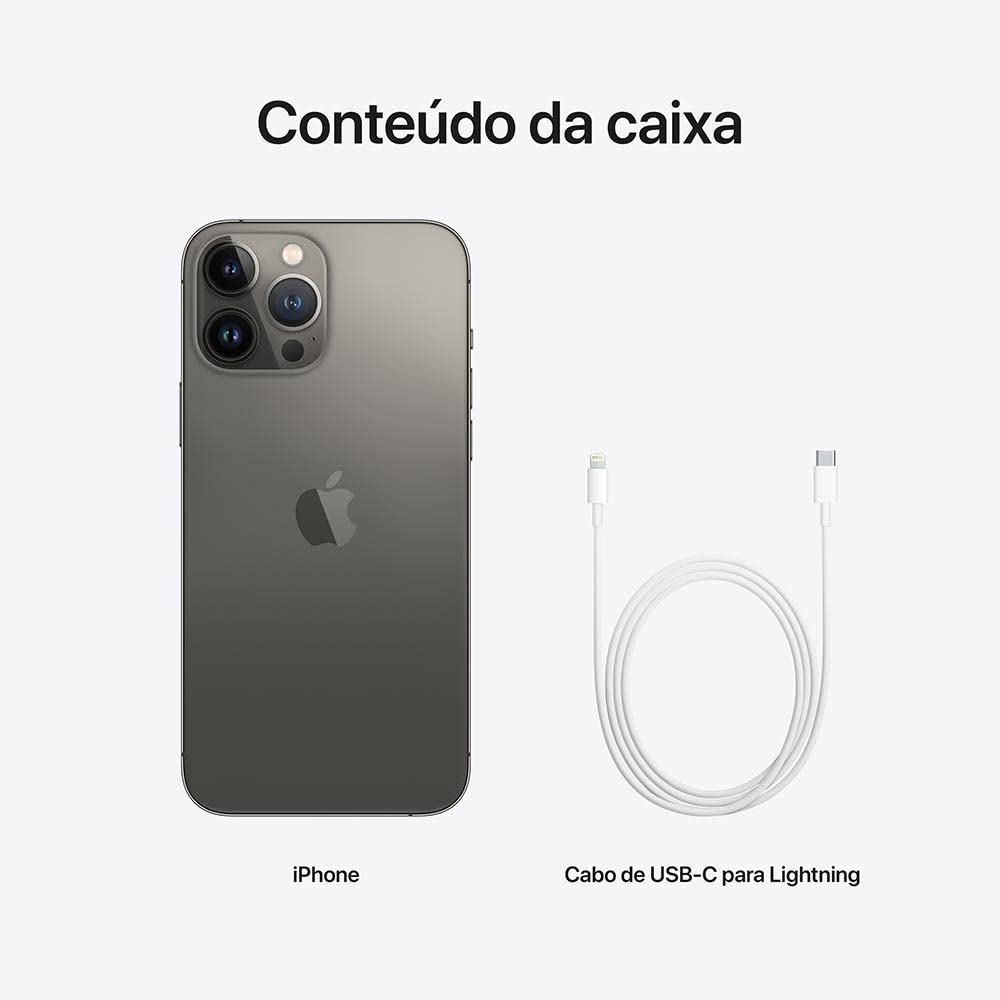 Apple iPhone 13 Pro Max (128 GB) - Grafite (Seminovo) | Amazon.com.br