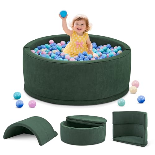 Aunekiv Bällebad ohne Bälle für Baby ab 1 Jahr, 7-in-1 Multifunktionales...