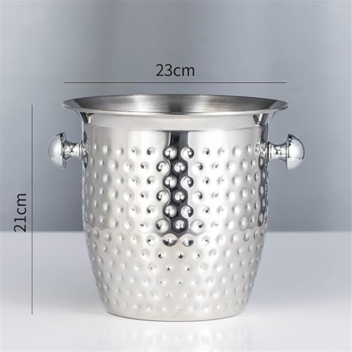 Cubo de champán de acero inoxidable térmico que mantiene el vino frío más tiempo 3