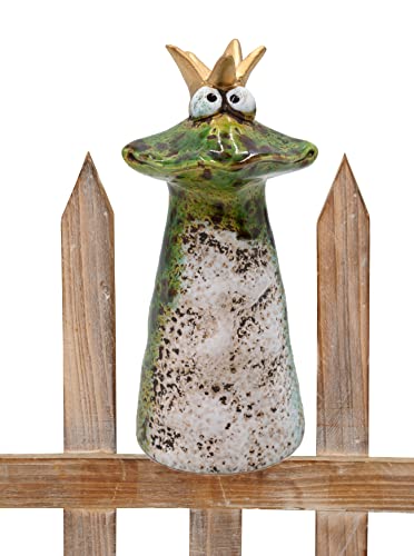 B2S BACK2SEASON Zaunfigur Froschkönig Zaundeko Zaunhocker H=21,5 cm Cover