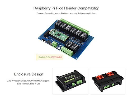 Module Relais 8 Canaux Isolé pour Raspberry Pi Pico - 4