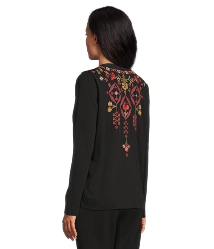 Johnny was Women's Mixed Media Henley T-Shirt3