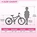 WEIZE 20 Inch Kid Mountain Bike,Kid Bike for Girls Age 6-14 Year Old,6 Speed Kid Bicycle with Front Suspension Fork,Adjustable Seat Height,High-Carbon Steel Frame,Ideal for Girl Adventurers,Pink