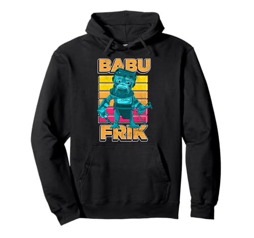 Sweat Star Wars Babu Frik pull à capuche imprimé vêtement geek coton homme femme