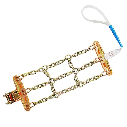 Cadenas nieve coche de acero forjado para cinturón antideslizante de ruedas en invierno