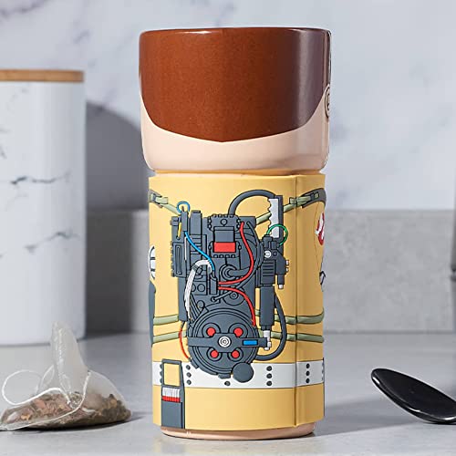 CosCups by Numskull Ghostbusters Peter Venkman Ceramic Mug Gift with Rubber Sleeve 400ml - Official Ghostbusters Merchandise - Image 3