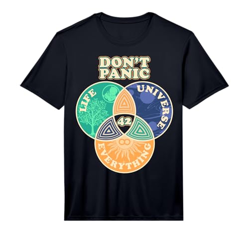 Mens Life Universe Everything 42 Science Fiction Space Lovers Performance T-Shirt