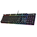 Black Shark RGB Mechanical Gaming Keyboard LED Backlit Wired Keyboard with Blue Switches, Fully Programmable, Anti-Ghosting 104 Keys for Desktop PC, Sixgill K2 (Renewed)