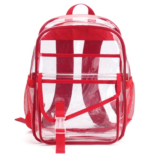 Sac transparent en PVC anti-perte de temps avec plusieurs poches pratiques