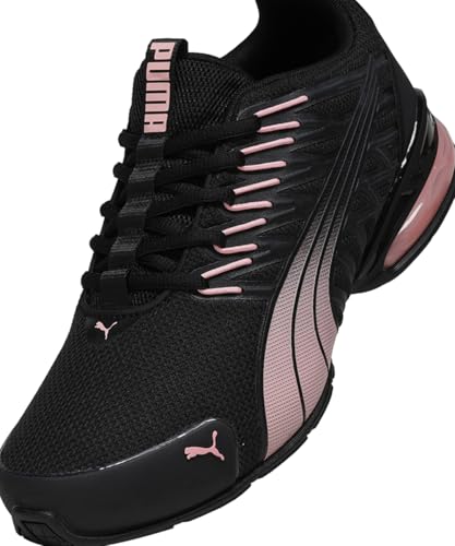 Image of PUMA | Voltaic Evo Women's Running Shoes | Black-Rosy Outlook | 8UK